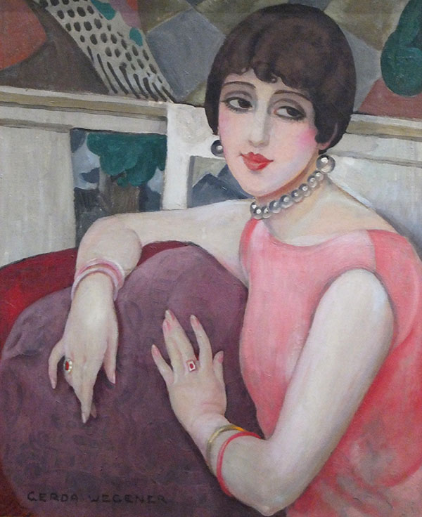 Portrait of Lili Elbe 1922 by Gerda Wegener | Oil Painting Reproduction