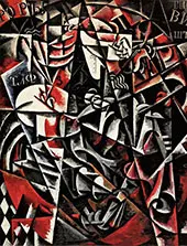 Traveling Woman 1915 By Lyubov Sergeevna Popova