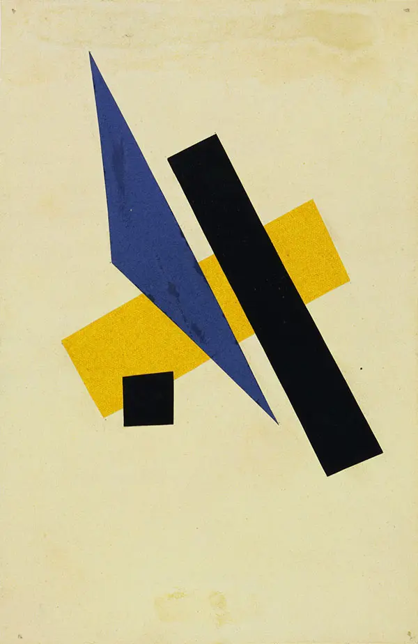 Untitled 1917 By Lyubov Sergeevna Popova