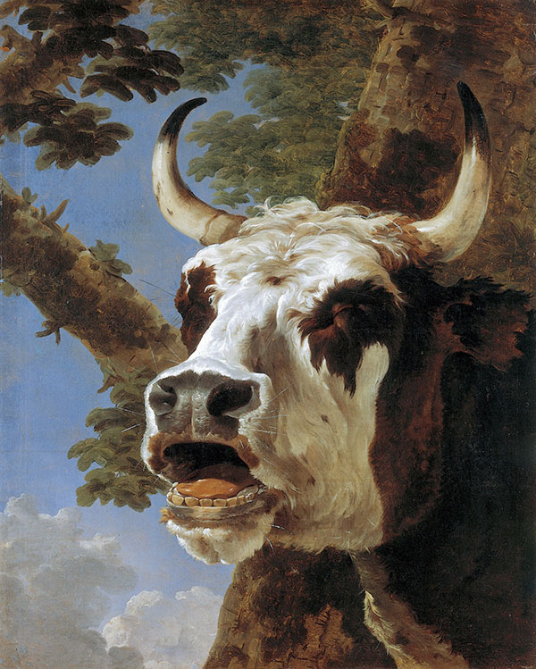 Bellowing Ox by Jan Asselijn | Oil Painting Reproduction
