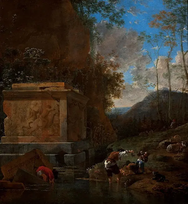 Catching Crayfish By Jan Asselijn