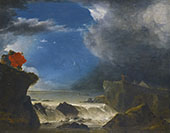The Breach of The Anthonisdijk on The Night of 5-6 March 1651 By Jan Asselijn