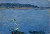 Blue Seascape in The Moonlight 1900 By Max Kurzweil