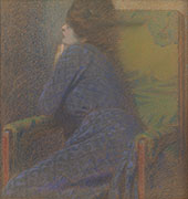 Martha in an Armchair 1900 By Max Kurzweil