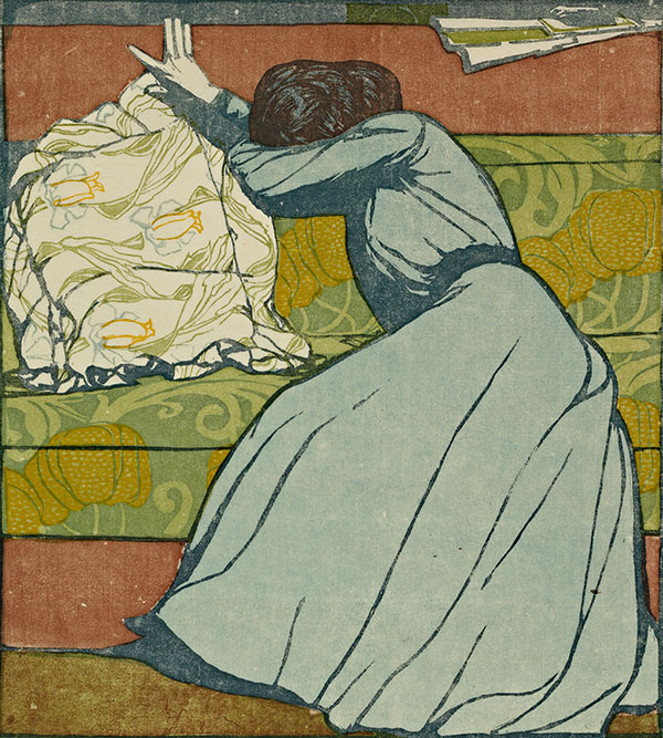 The Cushion 1903 by Max Kurzweil | Oil Painting Reproduction
