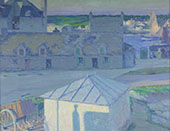 The Port of Concarneau 1900 By Max Kurzweil