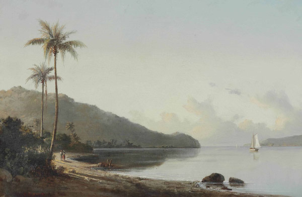 A Creek in Saint Thomas Antilles 1856 | Oil Painting Reproduction