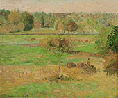 Autumn in Eragny By Camille Pissarro