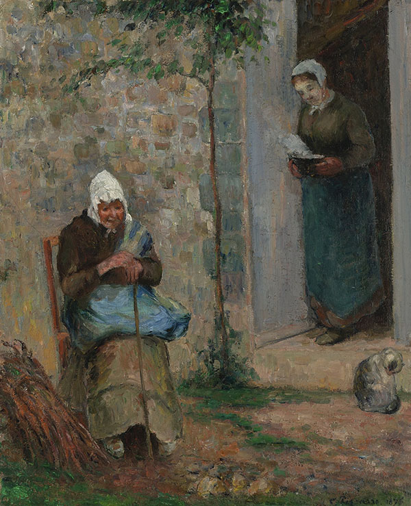 Charity 1876 by Camille Pissarro | Oil Painting Reproduction