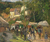 Festival at L Hermitage By Camille Pissarro