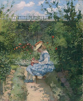 Jeanne in The Garden By Camille Pissarro