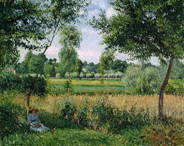 Morning Sunlight Effect at Eragny | Oil Painting Reproduction
