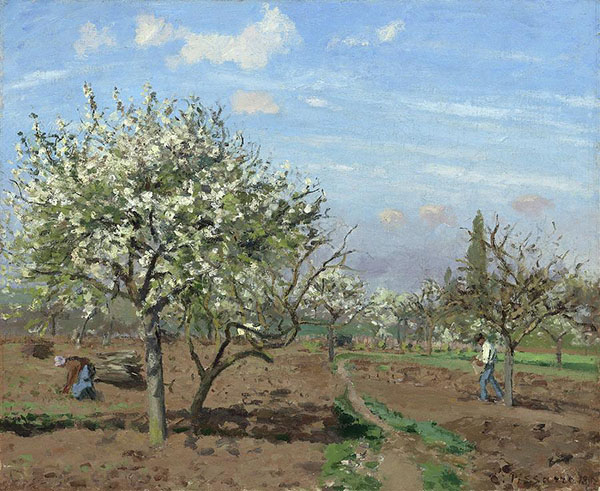 Orchard in Bloom Louveciennes | Oil Painting Reproduction