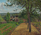 Orchards at Louveciennes By Camille Pissarro