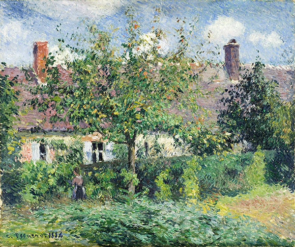 Peasant House at Eragny by Camille Pissarro | Oil Painting Reproduction