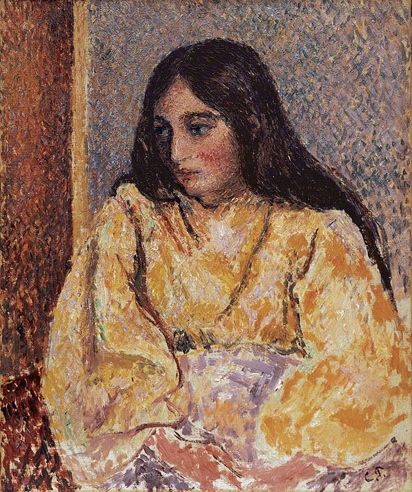 Portrait of Jeanne 1893 by Camille Pissarro | Oil Painting Reproduction