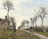 Road in Louveciennes By Camille Pissarro