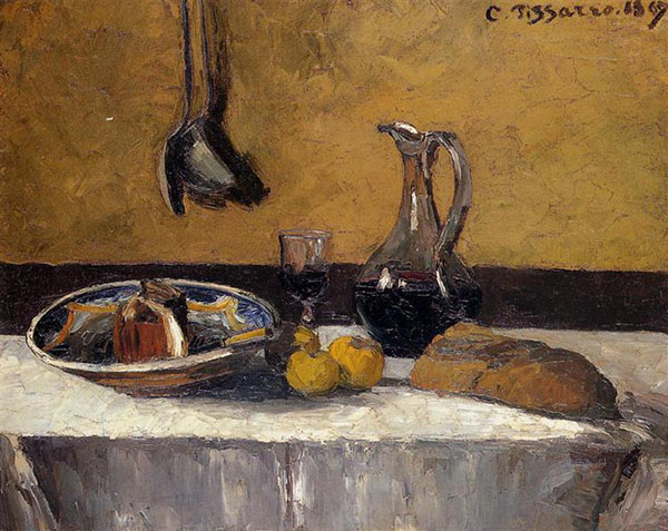 Still Life by Camille Pissarro | Oil Painting Reproduction
