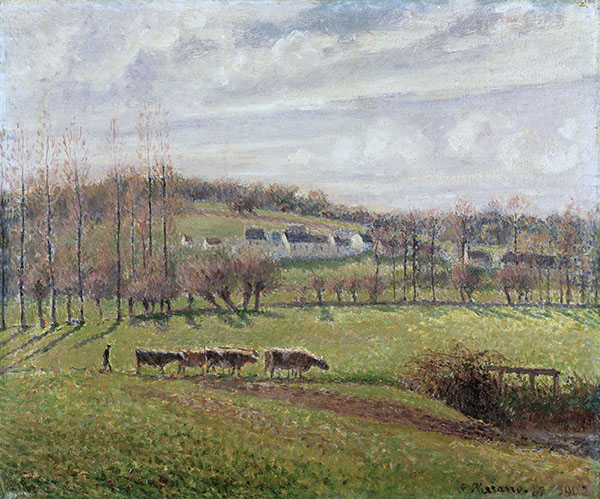 Summer Landscape Eragny 1887 | Oil Painting Reproduction