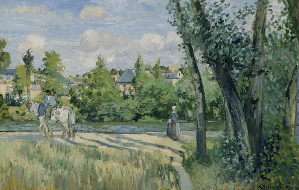 Sunlight on The Road Pontoise | Oil Painting Reproduction
