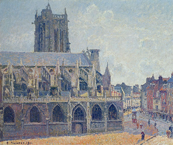The Church of St. Jacques in Dieppe | Oil Painting Reproduction