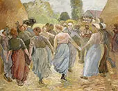 The Circle By Camille Pissarro