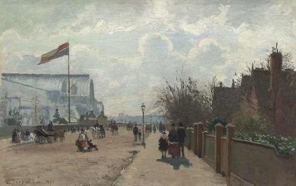 The Crystal Palace by Camille Pissarro | Oil Painting Reproduction