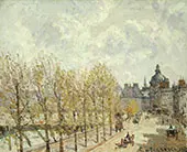 The Malaquais Quay in The Morning Sunny Weather 1903 By Camille Pissarro