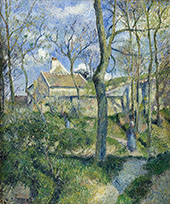 The Path to Les Pouilleux Pontoise 1881 By Camille Pissarro