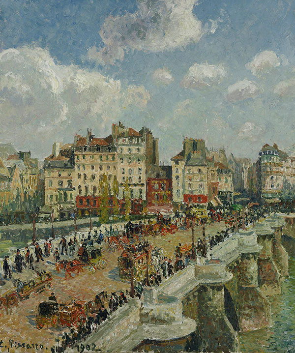 The Pont Neuf by Camille Pissarro | Oil Painting Reproduction