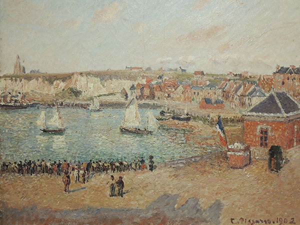 The Port Before Dieppe Afternoon Sun | Oil Painting Reproduction