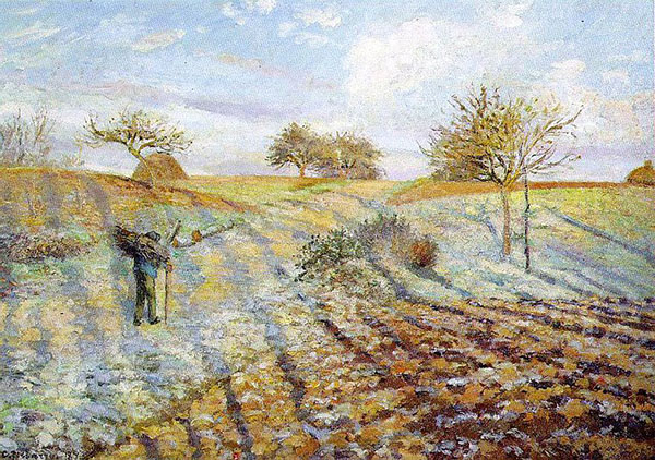 White Frost 2 by Camille Pissarro | Oil Painting Reproduction