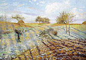 White Frost 2 By Camille Pissarro
