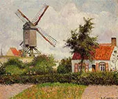 Windmill at Knokke By Camille Pissarro