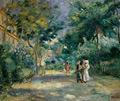 A Garden in Monmartre By Pierre Auguste Renoir