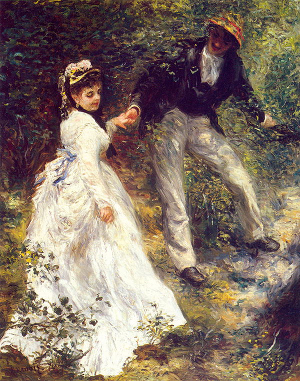 La Promenade by Pierre Auguste Renoir | Oil Painting Reproduction