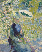 L'ombrelle 1878 By Pierre Auguste Renoir