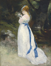 Portrait of Lise 1867 By Pierre Auguste Renoir
