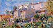 Vue de la Poste Cagnes 1907 By Pierre Auguste Renoir