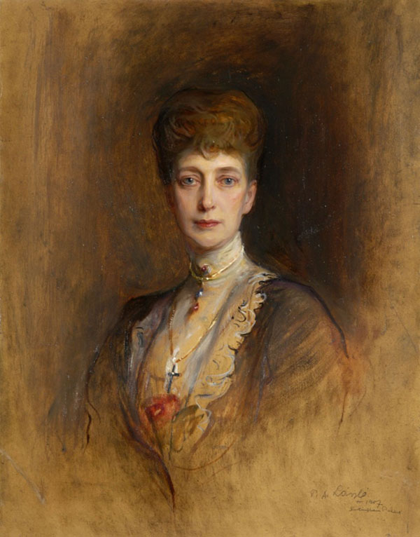Alexandra of Denmark 1907 by Philip de Laszlo | Oil Painting Reproduction