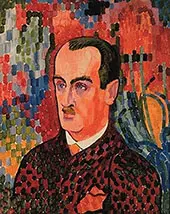 Portrait of Wilhelm Uhde 1907 By Robert Delaunay