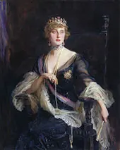Augusta Victoria of Hohenzollern Sigmaringen Titular Queen of Portugal 1915 By Philip de Laszlo