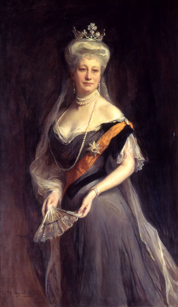 Auguste Viktoria Deutsche Kaiserin 1908 | Oil Painting Reproduction
