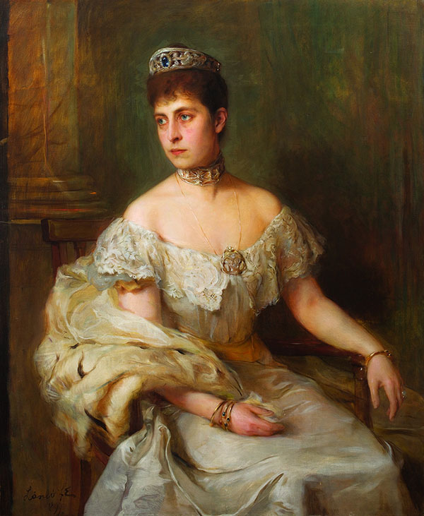 Charlotte Hereditary Princess of Saxe Meiningen 1899 | Oil Painting Reproduction