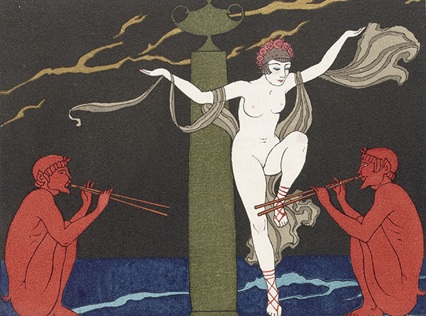 Bilitis 1922 by George Barbier | Oil Painting Reproduction
