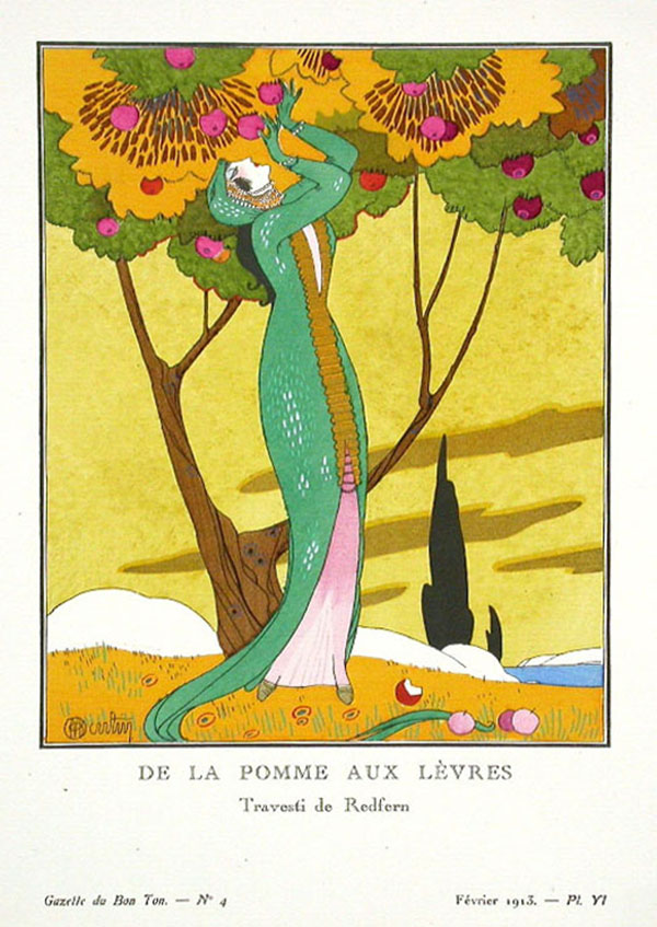 De La Pomme aux Levres Travesti de Redfern 1913 | Oil Painting Reproduction