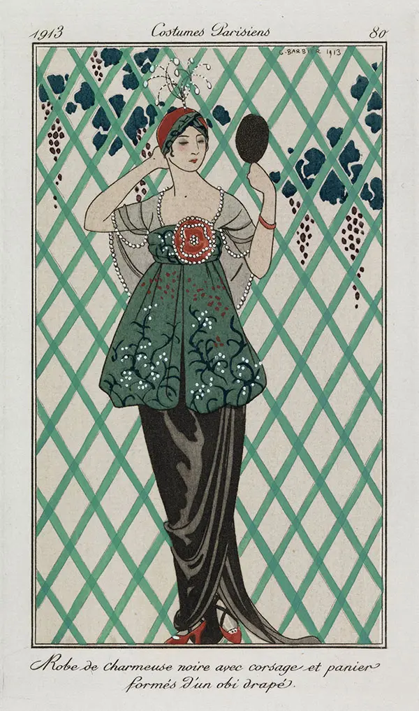 Evening Down 1913 By George Barbier