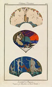 Fans 1912 By George Barbier