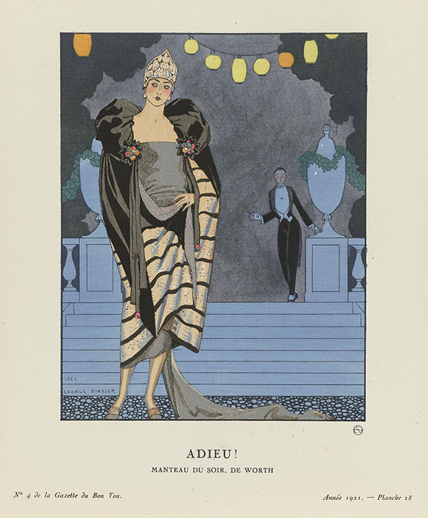 Adieu! by George Barbier | Oil Painting Reproduction