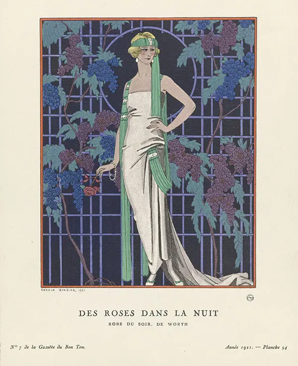 Des Robes dans La Nuit By George Barbier